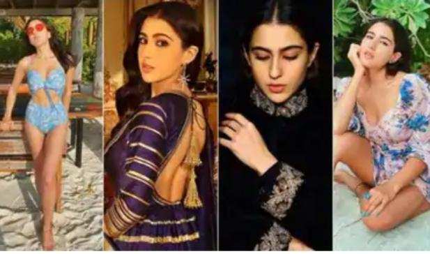 बॉलीवुड अभिनेत्री सारा अली खान के इंस्टाग्राम पर अकाउंट पर शेयर की गई फोटो हो रही है, खुब वायरल