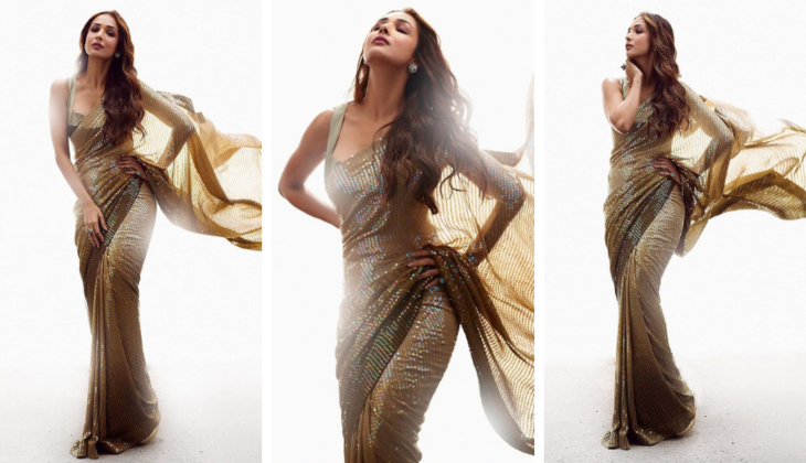 Katrina Kaif And Malaika Arora In Ombre Sarees