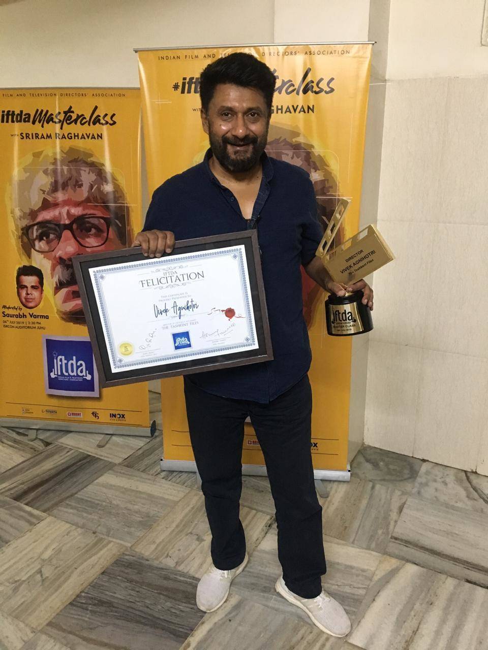 Vivek Ranjan Agnihotri Honoured By Indian Film & Television Directors’ Association