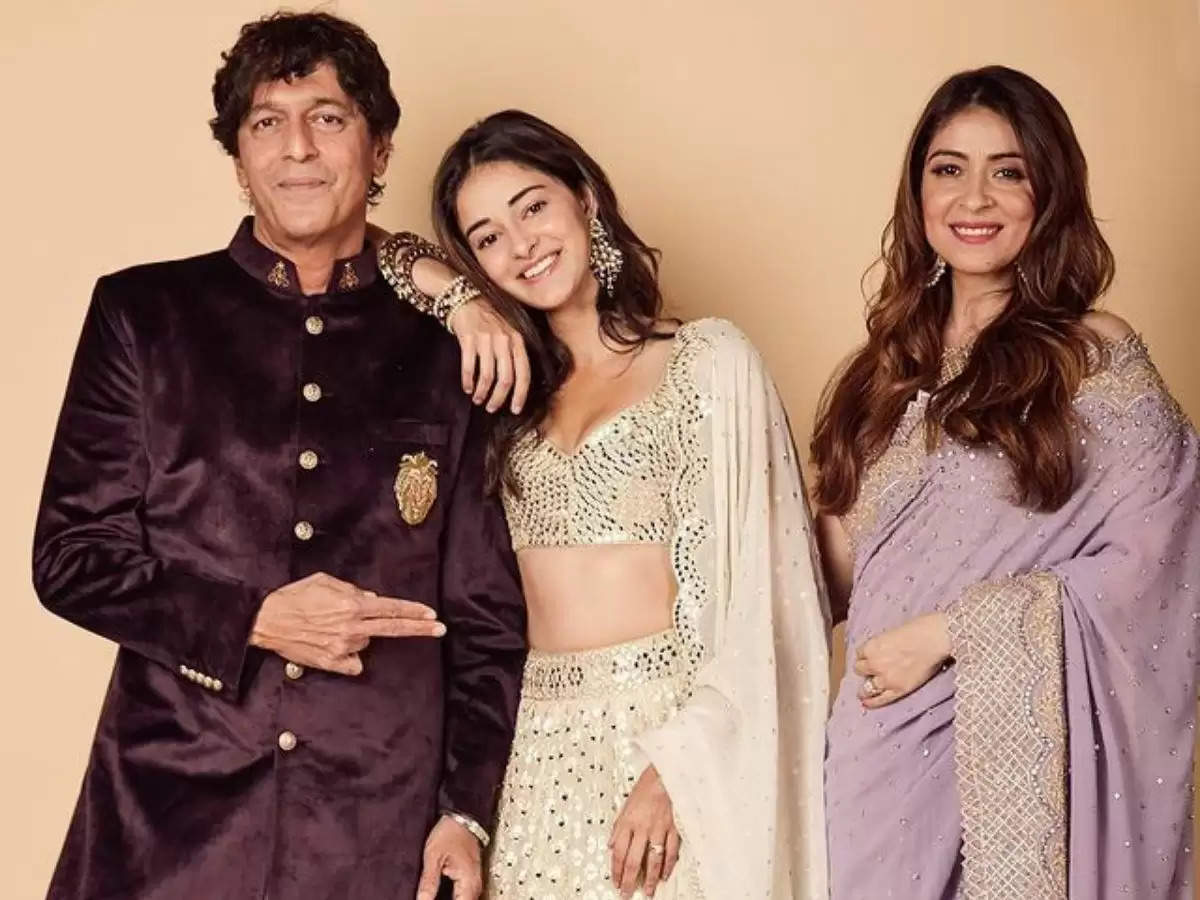 Ananya Panday with her Parents