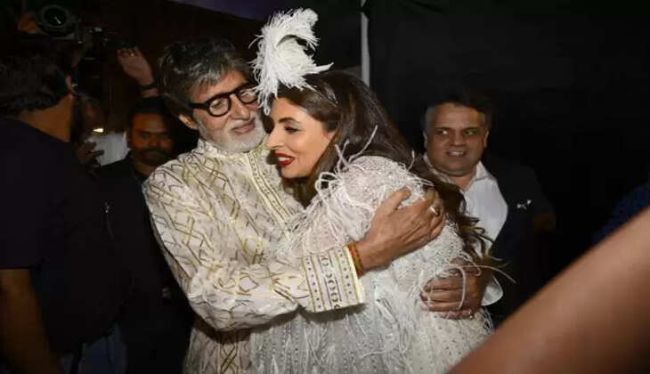 amitabh bachchan and shweta bachchan