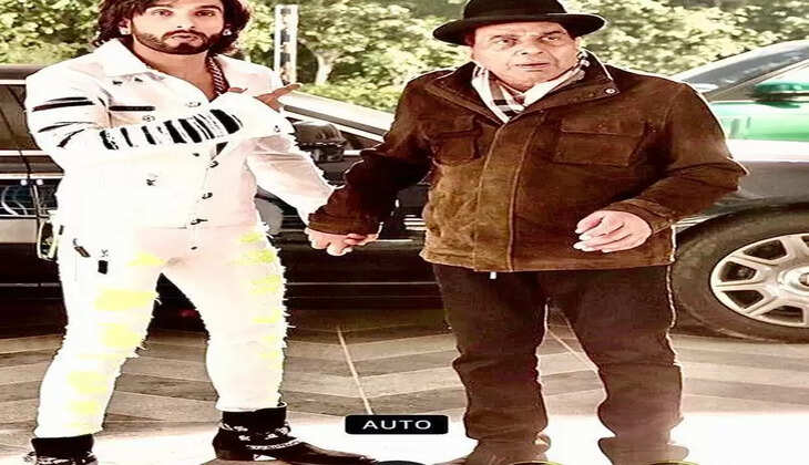 Ranveer Singh  working with Dharmendra in Rocky Aur Rani Kii Prem Kahaani