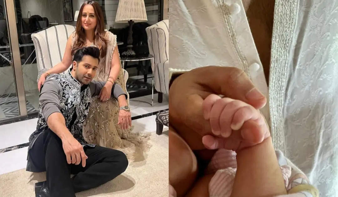 Varun Dhawan Shared Adorable Pictures With His Daughter But With A Twist!!!