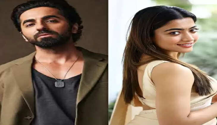 Ayushmann and Rashmika