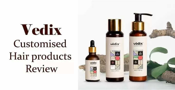 VEDIX Products for HAIR FALL control REVIEW  Customised Ayurveda Haircare   YouTube
