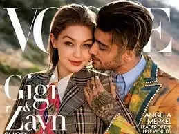 Gigi and Zayn appeared together on the cover of Vogue.