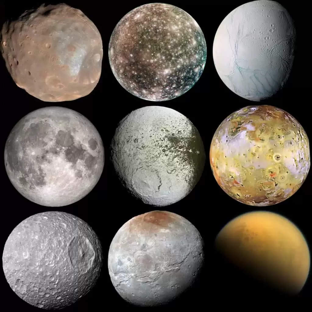 Amazing Moons in the Solar System