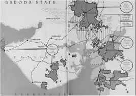 Gaekwads of Baroda Map