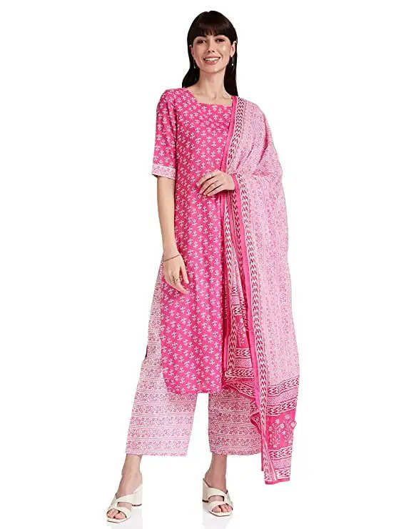 Ayukta Women's Cotton Salwar Suit Set