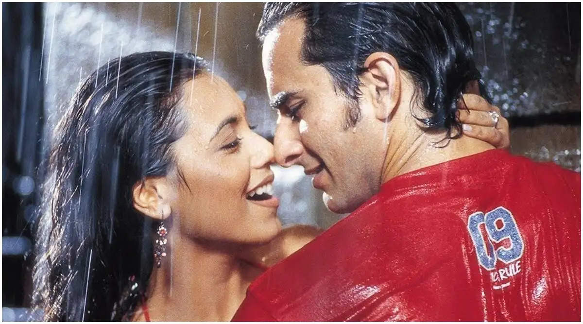 When Saif Ali Khan Revealed Being ‘Uncomfortable’ While Kissing Rani Mukerji In Hum Tum ( Photo Credit – Movie Still )