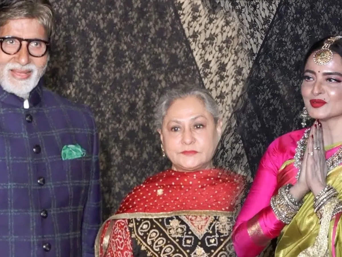 Amitabh Bachchan, Jaya Bachchan and Rekha
