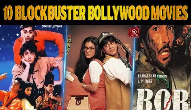 Top 10 Bollywood Movies List Of 90'S Golden Era
