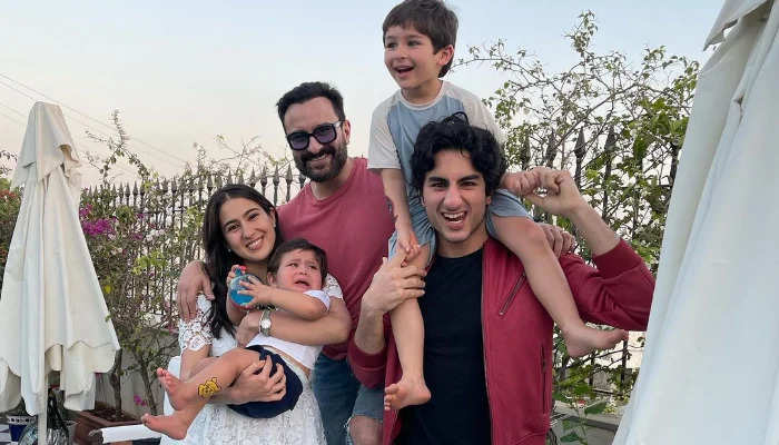 Saif Ali Khan With His Kids