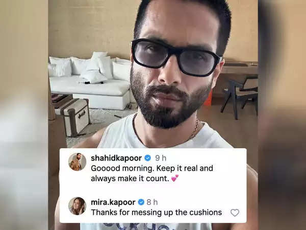 Mira Kapoor Commented On Shahid Kapoor's