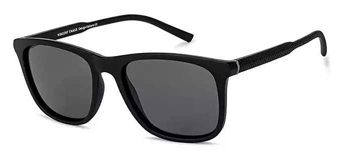 Vincent Chase Eyewear By Lenskart | Full Rim Wayfarer Branded Latest and Stylish Sunglasses 