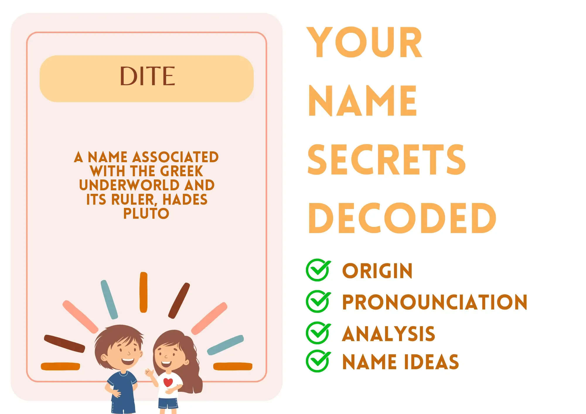 Dite - Name Meaning and Pronunciation
