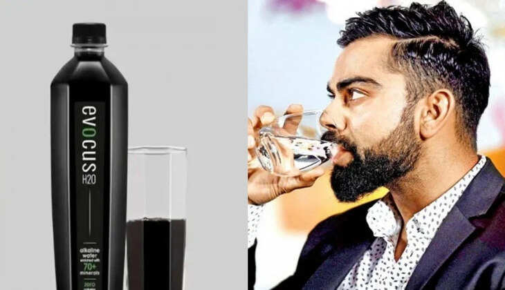 Virat Kohli Drinking Water