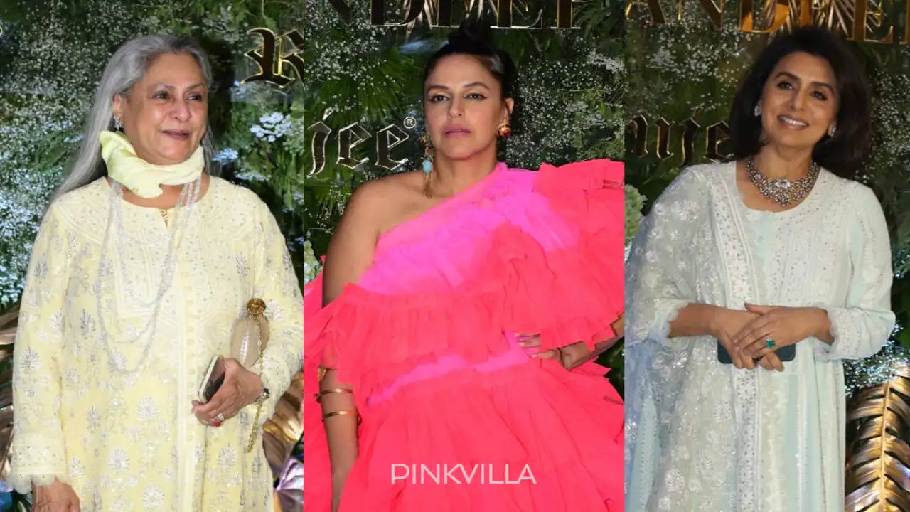 Neetu Kapoor, Jaya Bachchan, Neha Dhupia at Abu Jani-Sandeep Khosla's fashion show (Credits: Viral Bhayani, APH Images)