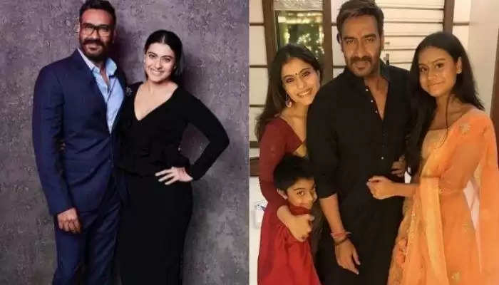 Ajay Devgn with his family