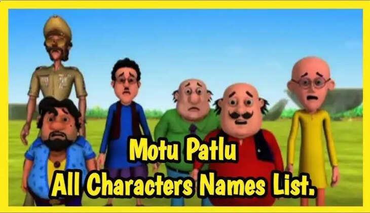Motu Patlu Cartoon Characters