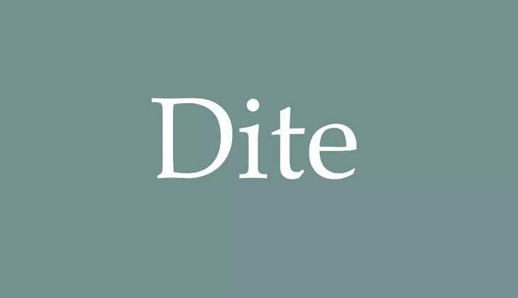 Dite - Name Meaning and Pronunciation