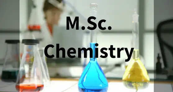  M.Sc Chemistry 