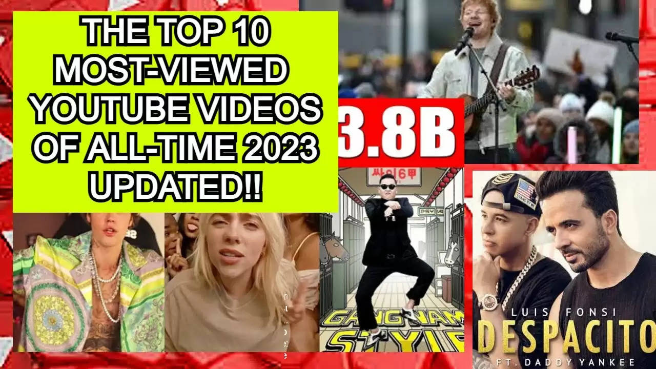 Top 10 Most Viewed YouTube Videos Ever Till 2023