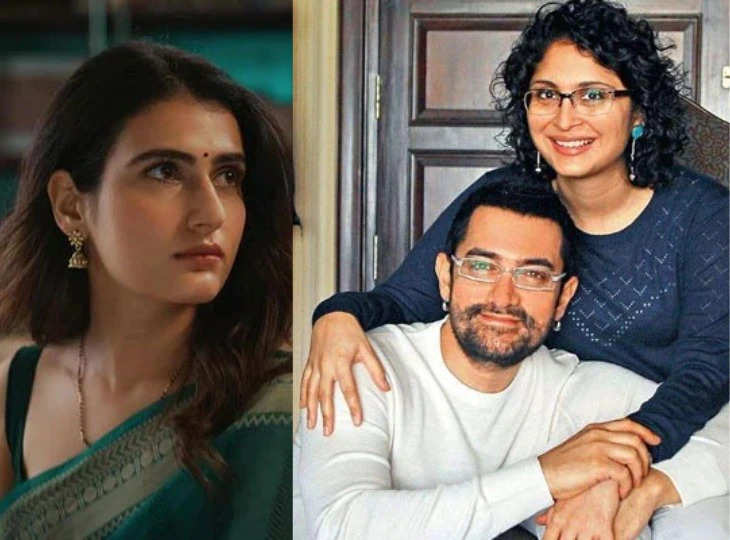 Aamir Khan, Kiran Rao and Fatima Sana Shaikh