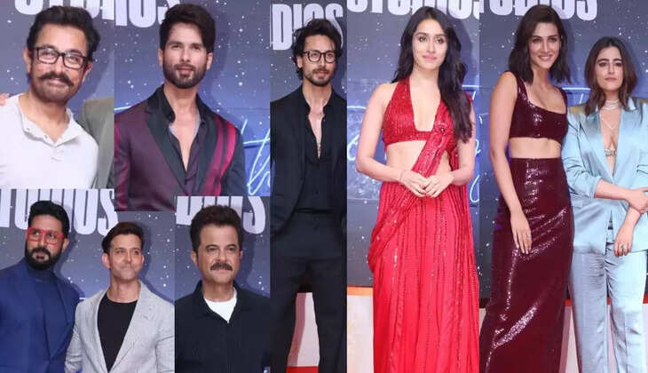 Aamir Khan, Hrithik Roshan, Abhishek Bachchan, Shahid Kapoor and others attend an event in Mumbai