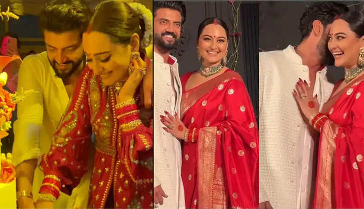 Sonakshi Sinha And Zaheer Iqbal Shared Their First Pictures Together After Their Civil Ceremony In Mumbai!!