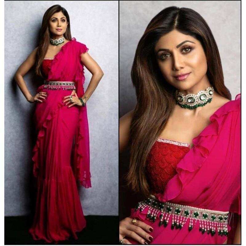 Sarees to Ruffle Sarees