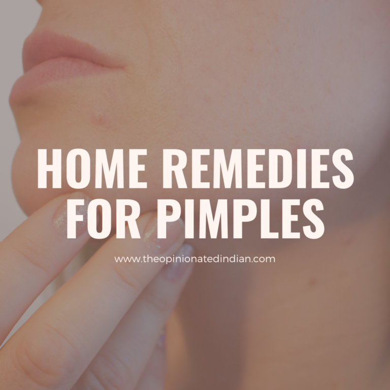 Home Remedies for Pimples