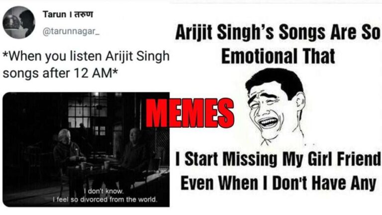 Top 10 Arijit Singh Memes