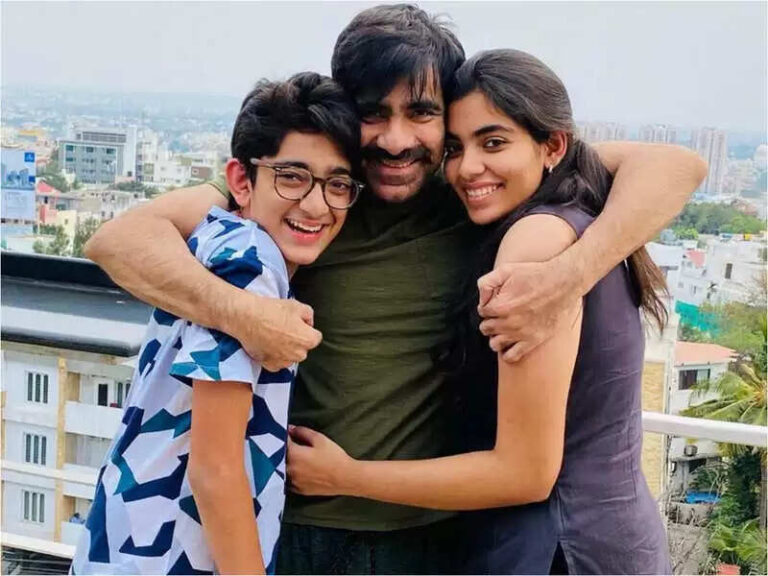 Throwback: When Ravi Teja Spent Time With His Daughter & Son