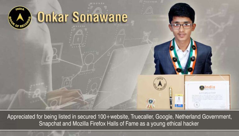 Facts About India’s Youngest Hacker in 2022- Onkar Sonawane