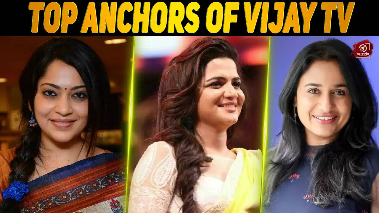 Top 10 Vijay Tv Anchors Till 2022