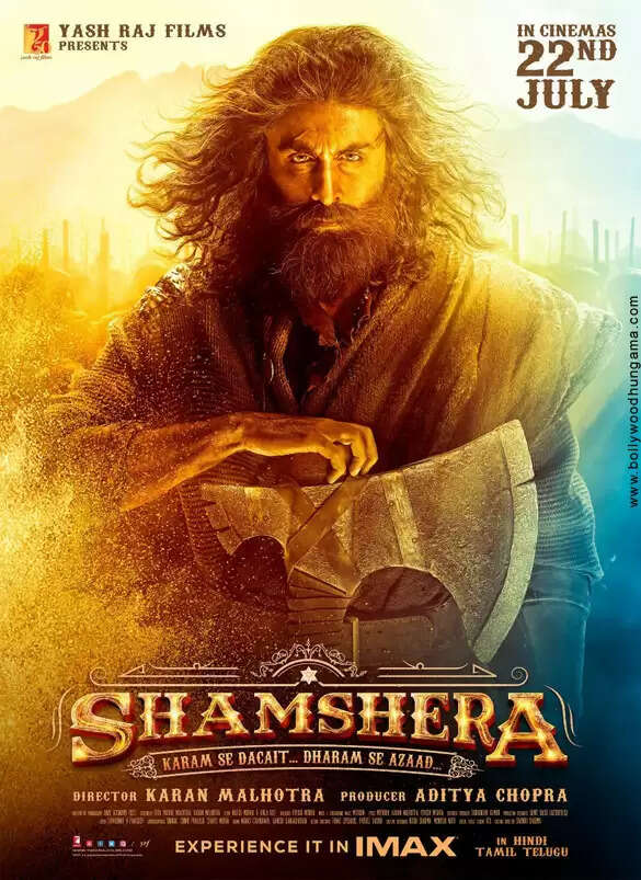 Sanjay Dutt Shares New Poster Of Shamshera: Introduces His Character!