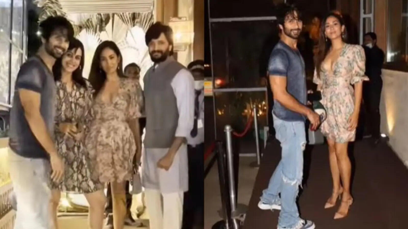 Shahid Kapoor-Mira Rajput, Riteish Deshmukh & Genelia D’Souza Step Out for a Double Date