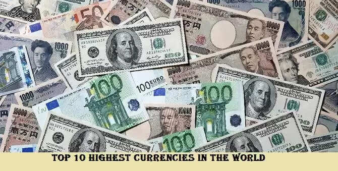 Top 10 Strongest Currencies in the World in 2022