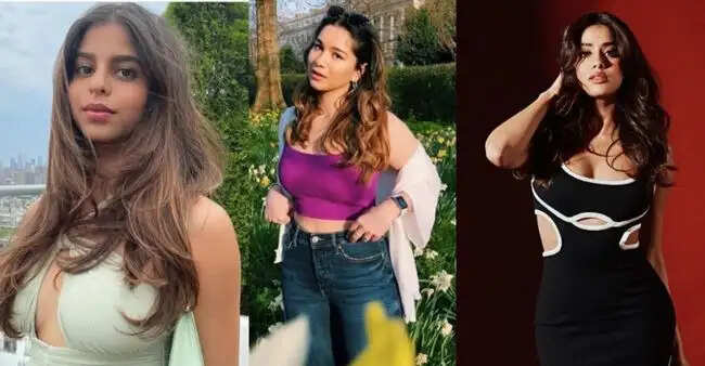 Palak Tiwari, Suhana Khan, Janhvi Kapoor, and other starlets look stunning in bodycon dresses.