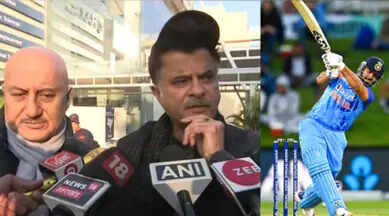 Anil Kapoor and Anupam Kher visit Rishabh Pant after his car accident in a hospital in Dehradun. As fans, we went to meet him.