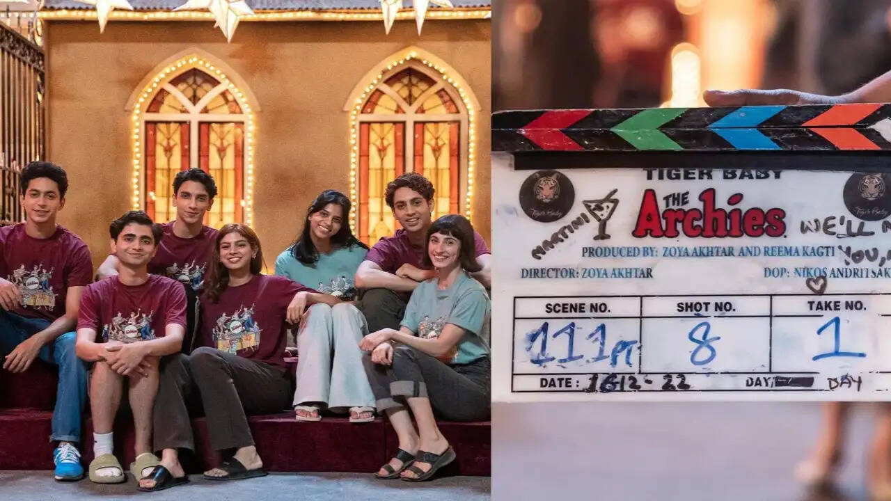 The Archies: Suhana Khan, Khushi Kapoor, Agastya Nanda Wrap Debut Film with Zoya Akhtar and Team