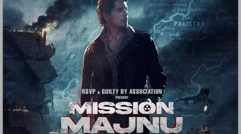 Free Full-HD Downloads Of Sidharth Malhotra's Mission Majnu May Be Found On Tamilrockers, Telegram, And Other Torrent Sites.