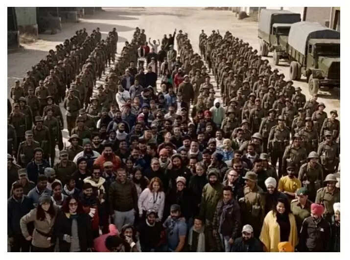 Vicky Kaushal shoot Sam Bahadur with Army on Army Day