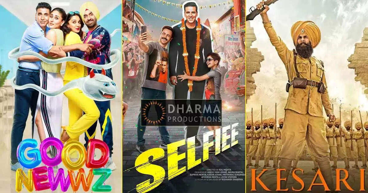 Selfie: Akshay Kumar and Karan Johar's production company, Dharma, are aiming for a triple success Following Kesari and Good News!