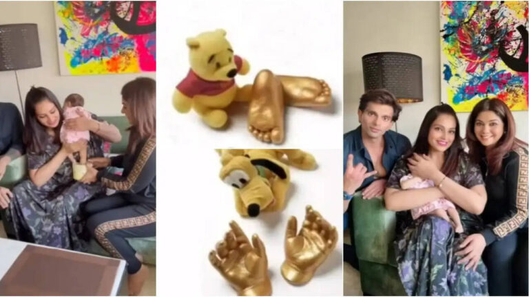 Bipasha Basu and Karan Singh Grover get Clay Impressions of Daughter Devi's Tiny Hands and Feet