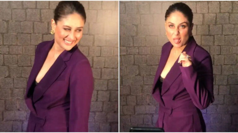 Kareena Kapoor Khan REACTS Hilariously as Paparazzi Asks her to ‘Do Some Action’ while Posing