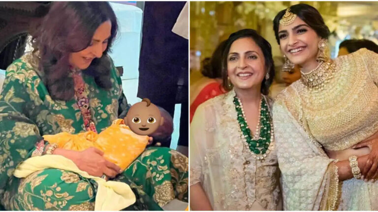 Sonam Kapoor Wishes Mother-in-Law by Posting her PICS with Baby Vayu