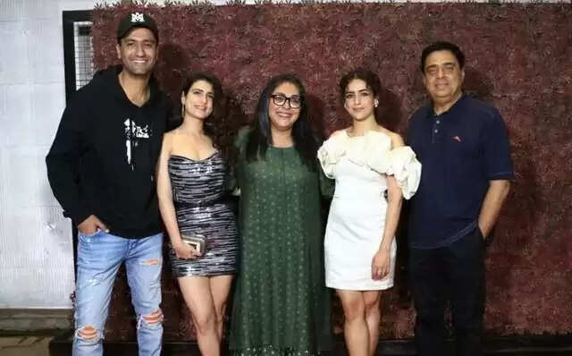 At The Sam Bahadur Wrap Party, Vicky Kaushal, Sanya-Fatima, And Meghna Gulzar Appear At Ease In Casual Attire