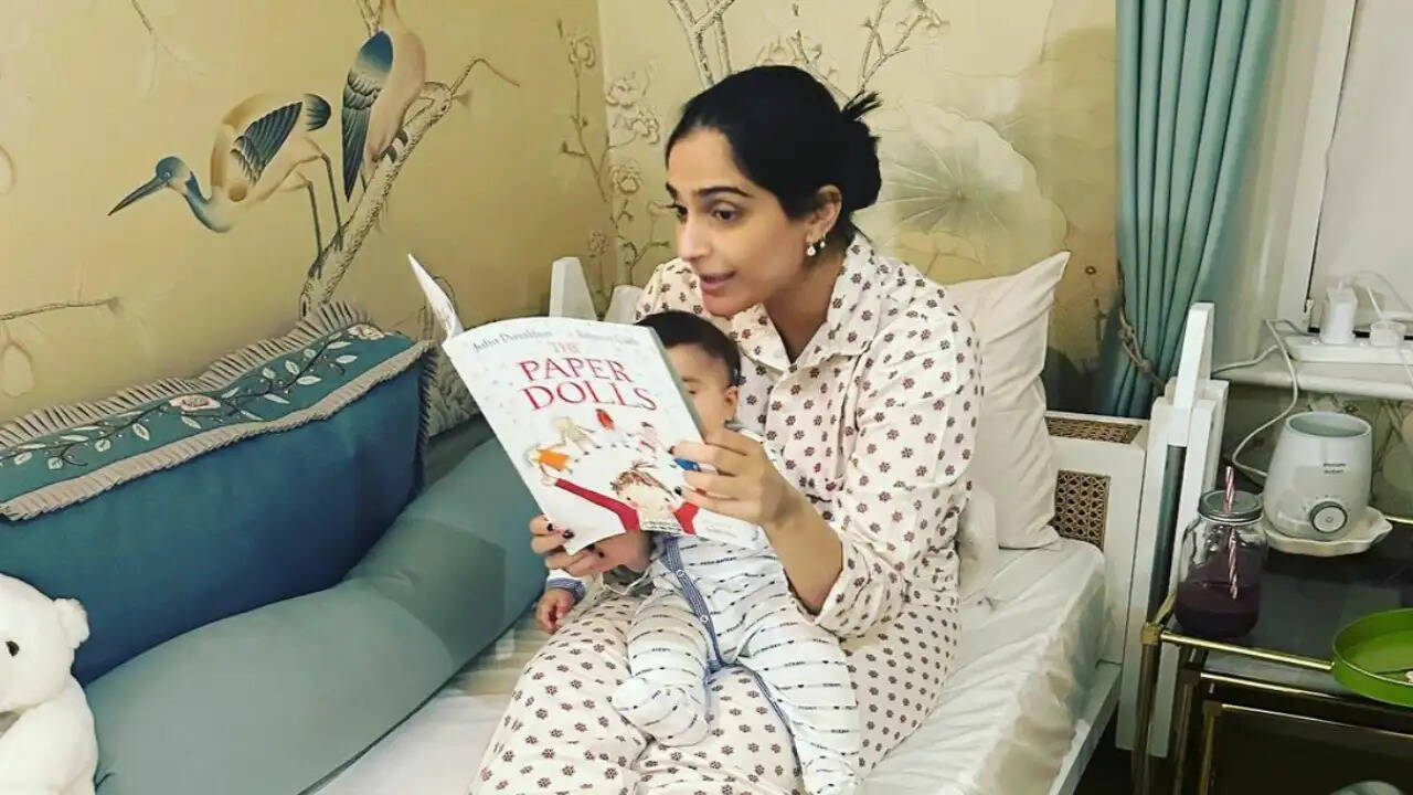 Sonam Kapoor Turns Storyteller for Her Son Vayu Kapoor Ahuja